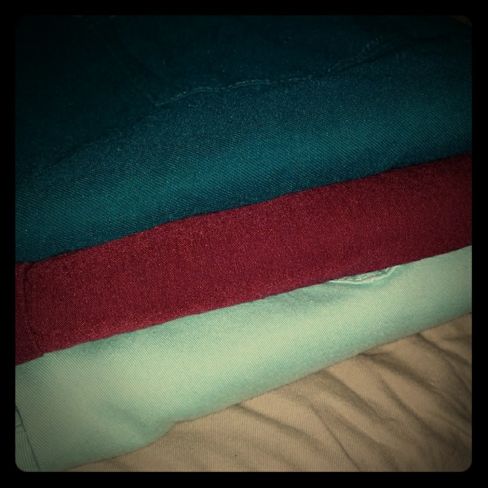 3 Pairs Colored  Bundle Pants